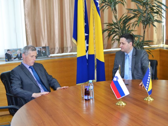 Predsjedatelj Zastupničkog doma dr. Denis Bećirović primio u oproštajni posjet veleposlanika Republike Slovenije 